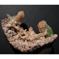 Apophyllite xx, Stilbit xx