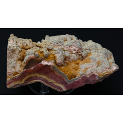 Rhodochrostit Stalaktiten-Stufe
