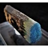 Turmalin x, Elbait mit blauer Kappe und Endflächen, Doppelender