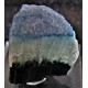 Turmalin x, Elbait mit blauer Kappe und Endflächen