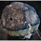Turmalin x, Elbait mit blauer Kappe und Endflächen