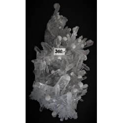 Quarz, Japaner-Zwilling, Dolomitkugeln